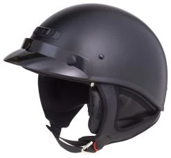 GMax GM35 Fully Dressed Helmet - Solid 6 GMax GM35 Fully Dressed Helmet - Solid -Motorcycle Accessories Gmax Gm35 Half Helmet Fully Dressed Flat Black