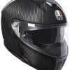AGV Sportmodular Carbon Solid Helmet -Motorcycle Accessories agv helmets agv sport modular glossy