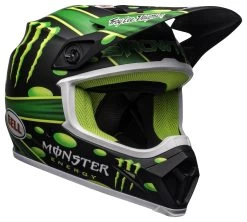Bell Helmets Bell MX-9 Mips Showtime Helmet -Motorcycle Accessories bell mx9 mips showtime helmet black green 2