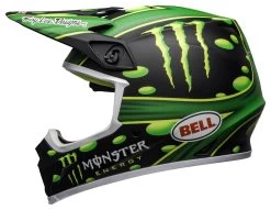 Bell Helmets Bell MX-9 Mips Showtime Helmet -Motorcycle Accessories bell mx9 mips showtime helmet black green 7