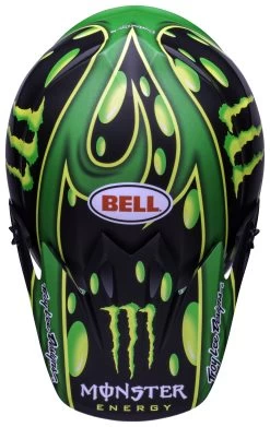Bell Helmets Bell MX-9 Mips Showtime Helmet -Motorcycle Accessories bell mx9 mips showtime helmet black green 8