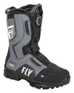 Fly Racing Snow Marker BOA Boots -Motorcycle Accessories fly racing snow marker boa boots black grey