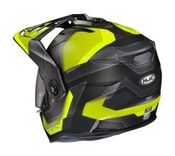 HJC DS-X1 Synergy Helmet -Motorcycle Accessories hjcdsx1 synergy helmet black hi viz 1