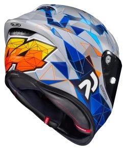 HJC RPHA 1N Espargaro Helmet -Motorcycle Accessories hjcrpha1 n espargaro helmet silver blue orange 2