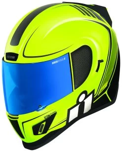 Icon Airform Resurgent Helmet -Motorcycle Accessories icon airform resurgent helmet hi viz