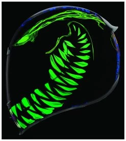 Icon Airframe Pro Soul Food Helmet -Motorcycle Accessories icon airframe pro soul food helmet blue 2