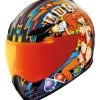Icon Domain Lucky Lid 4 Helmet -Motorcycle Accessories icon domain lucky lid4 helmet