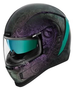 Icon Airform Chantilly Opal Helmet -Motorcycle Accessories icon hlmt afrm chnt opal purple
