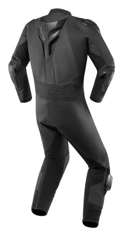 Icon Hypersport Race Suit (60) -Motorcycle Accessories icon hypersport race suit black 1