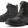 Icon Stormhawk WP Boots -Motorcycle Accessories icon stormhawk waterproof boots black