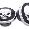 Milwaukee Twins Skull Gas Cap Set For Harley Softail 1996-1999