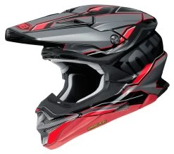 Shoei VFX-EVO Allegiant Helmet -Motorcycle Accessories shoei vfxevo allegiant helmet black grey red