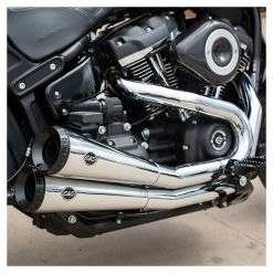 S&S Cycle Grand National Exhaust System For Harley Softail 2018-2023 11 S&S Cycle Grand National Exhaust System For Harley Softail 2018-2023 -Motorcycle Accessories ss grand national exhaust system for harley softail20182019 chrome 2