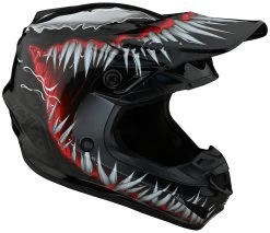 Troy Lee Designs Troy Lee SE4 Polyacrylite Venom Helmet -Motorcycle Accessories troy lee se4 polyacrylite venom helmet black 2